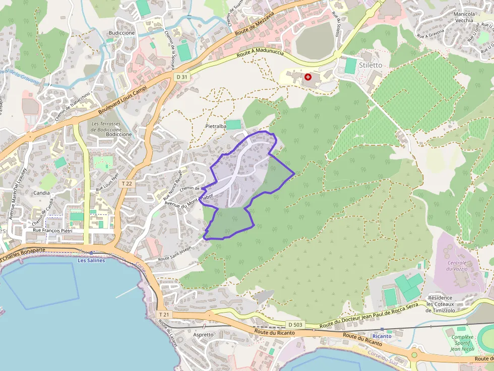 Appartement 100 m² quatre pièces à vendre à Ajaccio