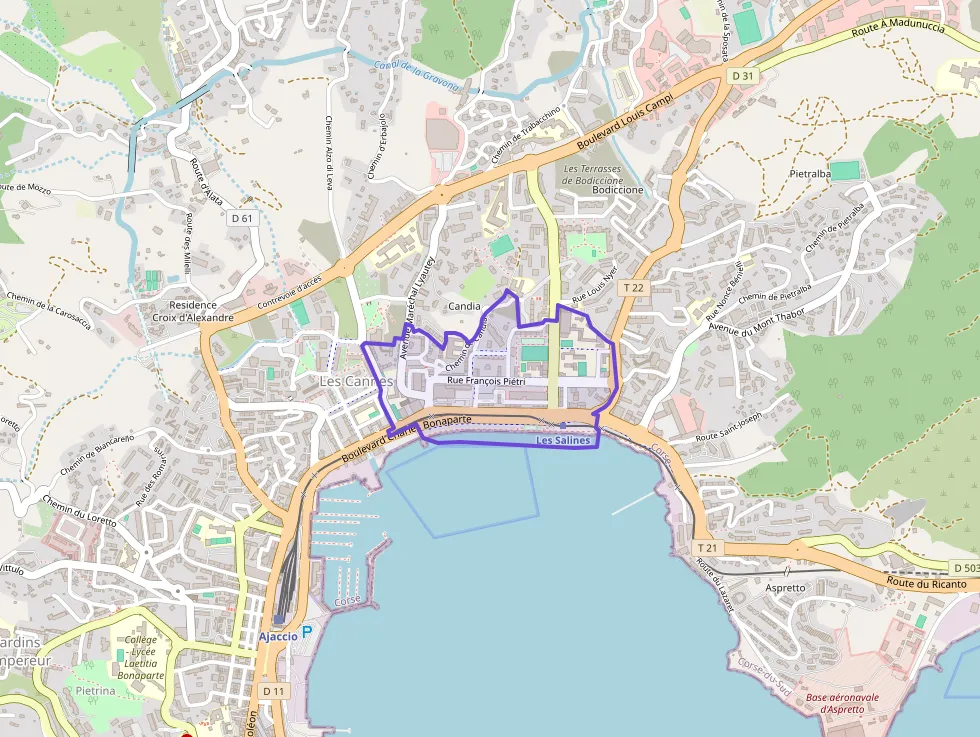 Appartement 90 m² quatre pièces à vendre à Ajaccio