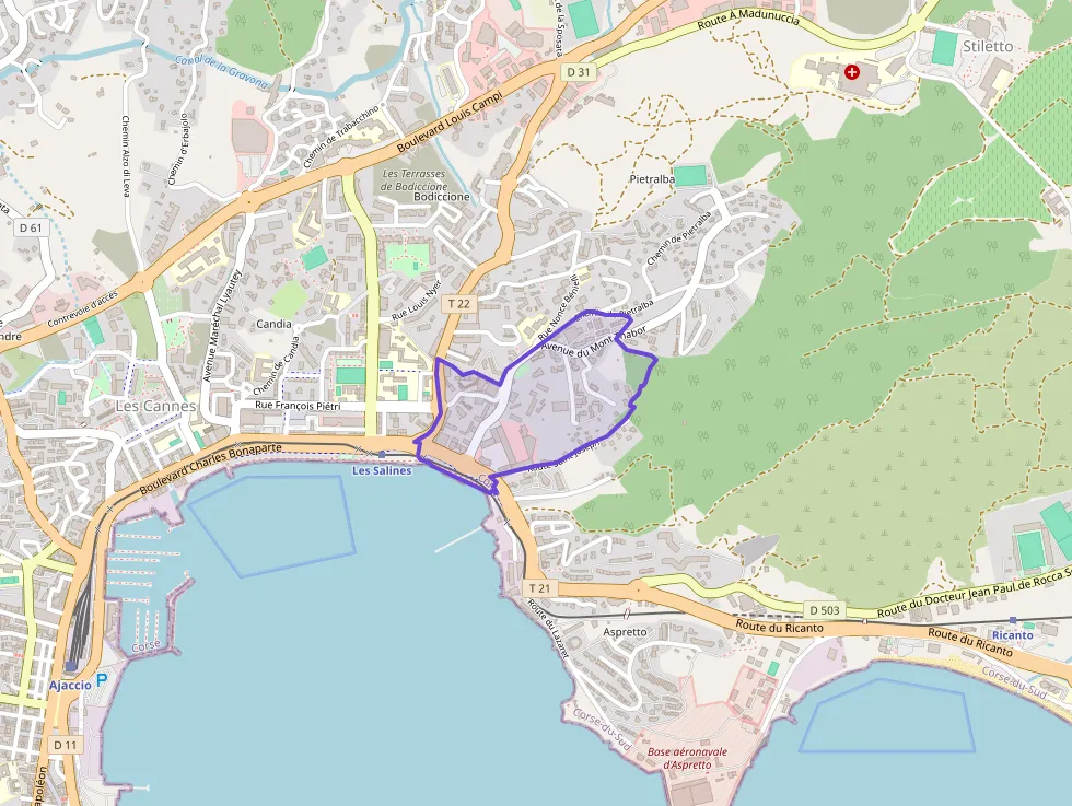 Appartement de quatre pièces 83 m² à vendre  à Ajaccio