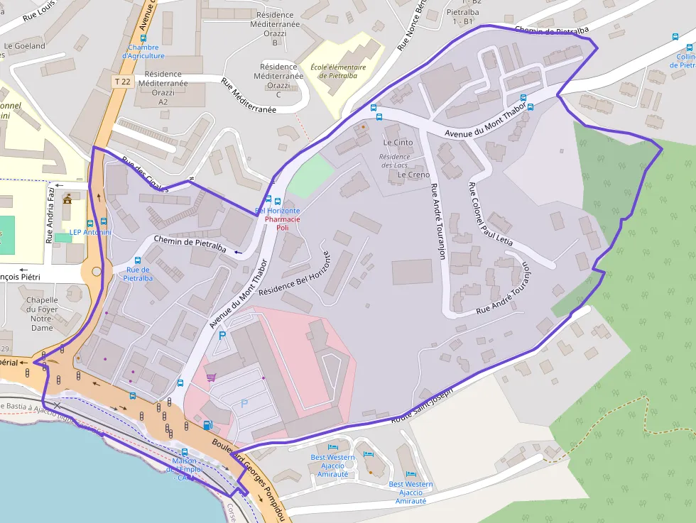 Appartement 69 m² deux pieces à vendre à Ajaccio