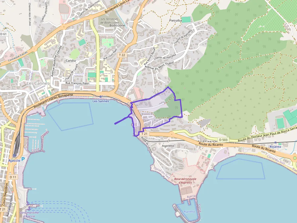 Appartement de quatre pièces 105 m² à vendre  à Ajaccio