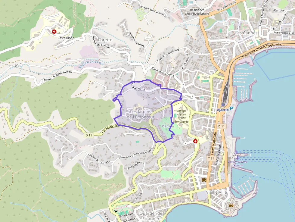 Appartement 70 m² quatre pièces à vendre à Ajaccio