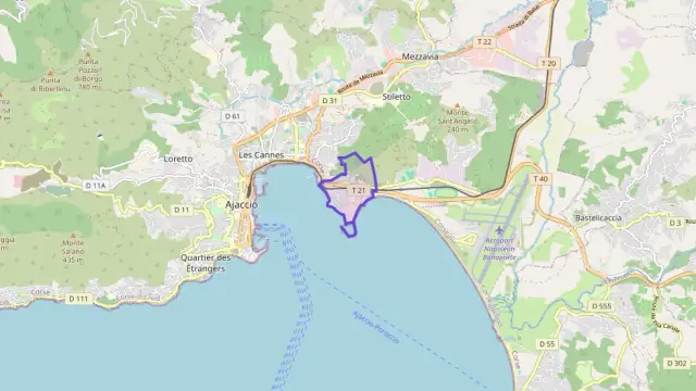 Appartement 46 m² deux pieces à vendre à Ajaccio