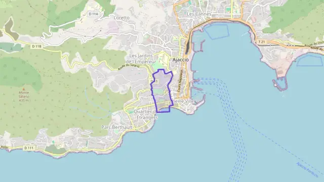 Appartement 44 m² deux pieces à vendre à Ajaccio