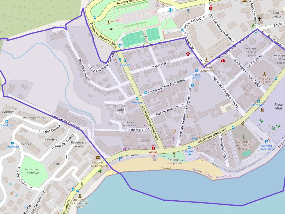 Appartement 62 m² deux pieces à vendre à Ajaccio