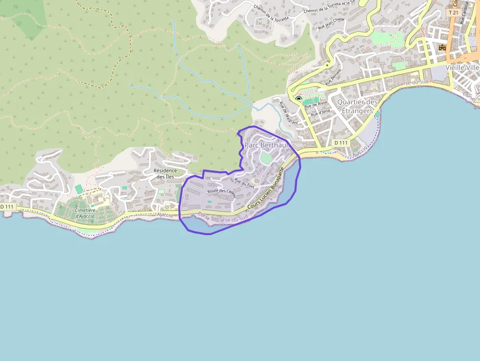 Appartement 107 m² quatre pièces à vendre à Ajaccio