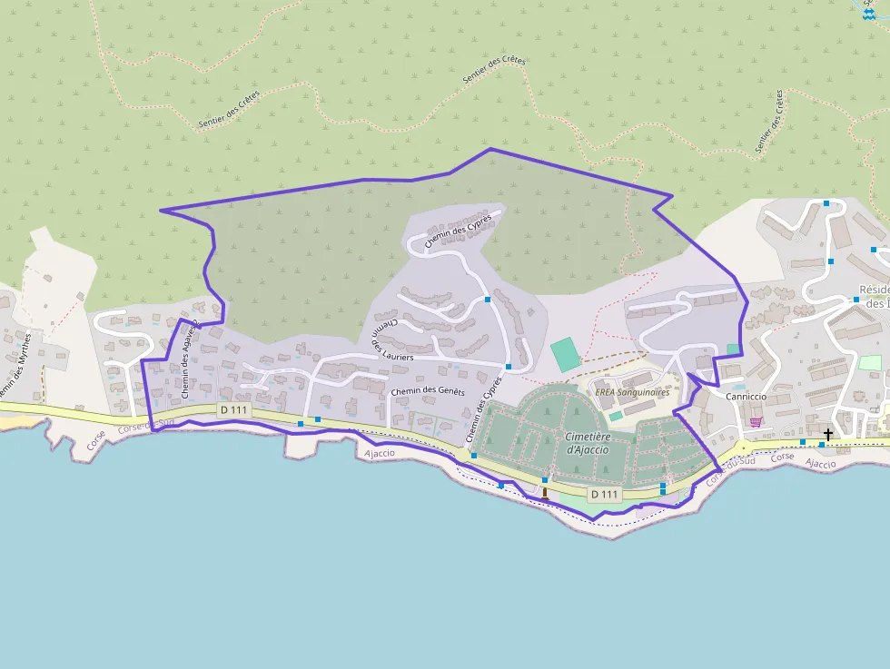 Appartement 69 m² trois pièces à vendre à Ajaccio