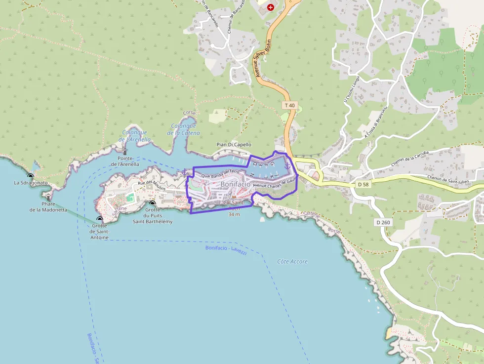 appartement d'une chambre 32 m² à vendre à Bonifacio / Bunifaziu