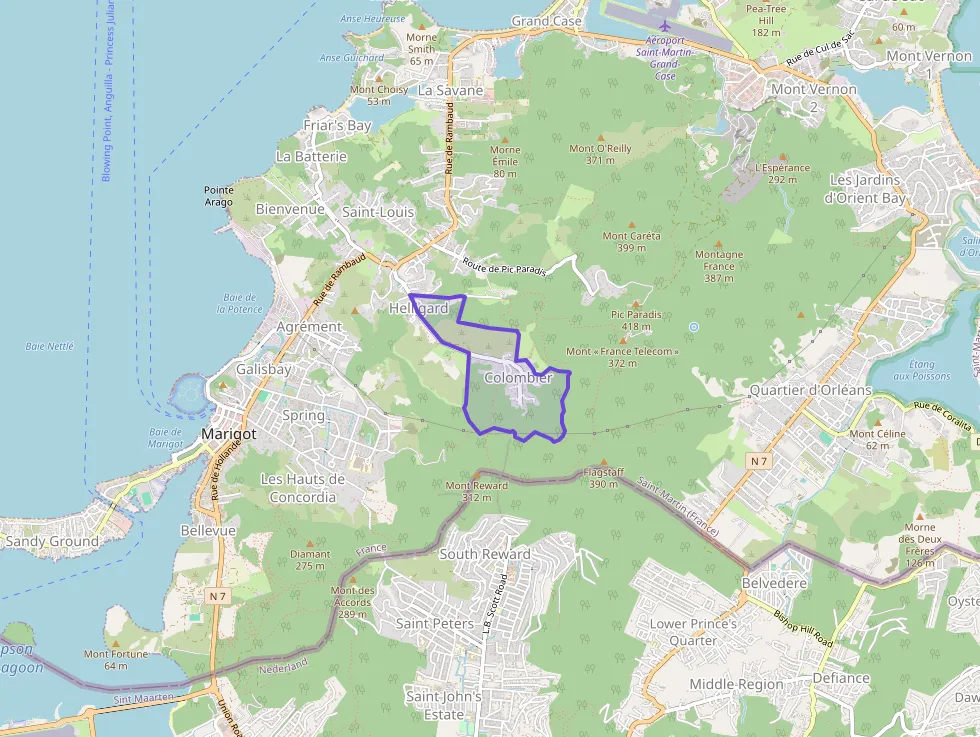 Appartement 53 m² deux pieces à vendre à Saint-Martin