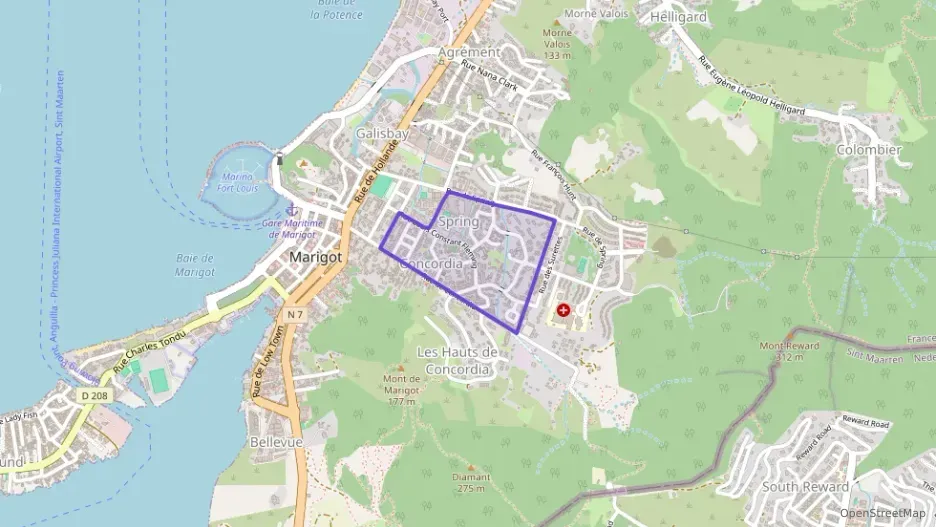 Appartement 68 m² trois pièces à vendre à Saint-Martin Appartement 68 m² trois pièces à vendre à Saint-Martin