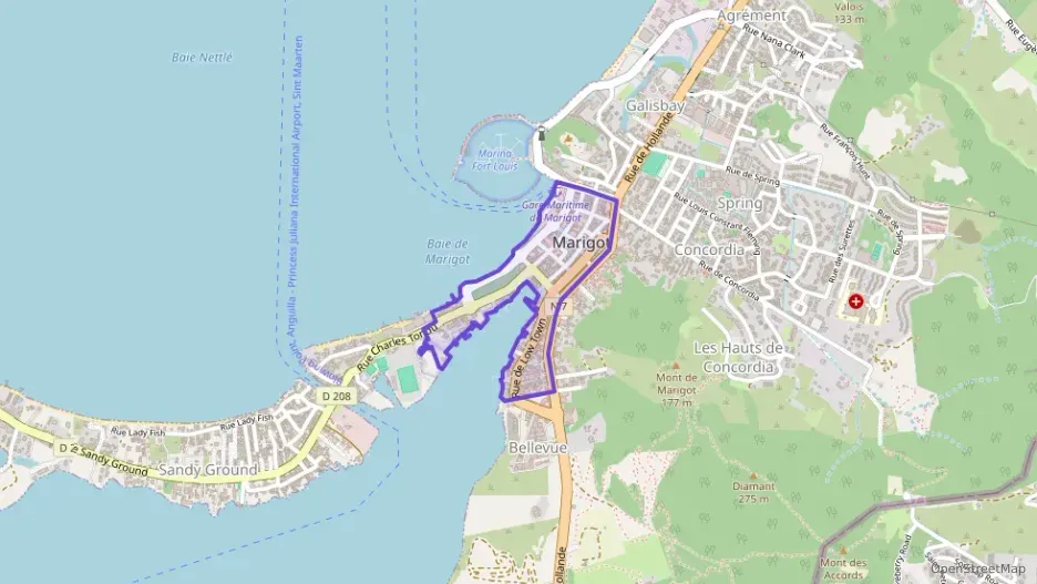 Appartement 60 m² deux pieces à vendre à Saint-Martin Appartement 60 m² deux pieces à vendre à Saint-Martin