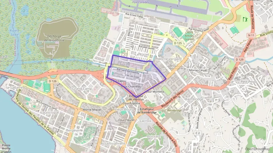 Appartement 58 m² trois pièces à vendre à Les Abymes Appartement 58 m² trois pièces à vendre à Les Abymes