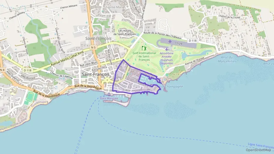 Appartement 38 m² deux pieces à vendre à Saint-François Appartement 38 m² deux pieces à vendre à Saint-François