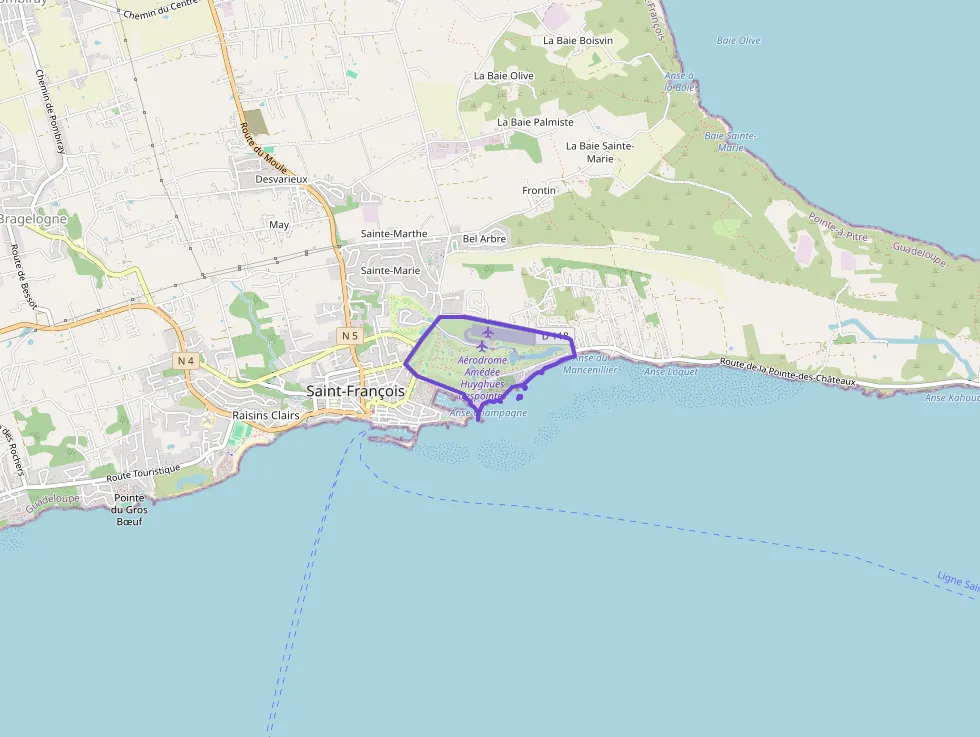 Appartement 23 m² deux pieces à vendre à Saint-François