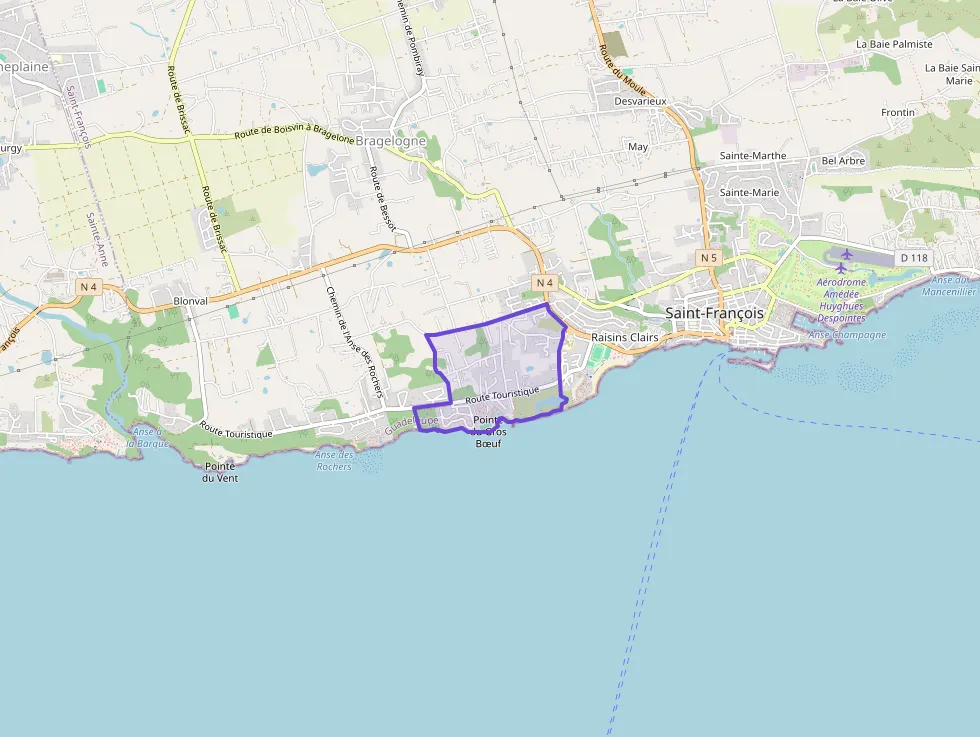 Appartement 59 m² deux pieces à vendre à Saint-François