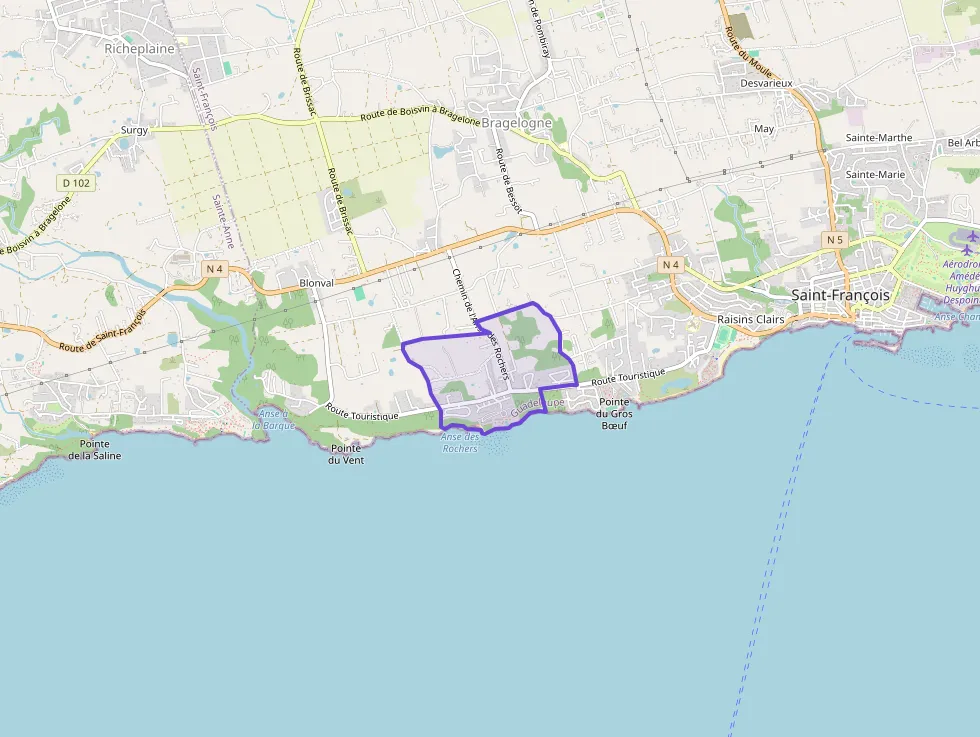 Appartement 61 m² trois pièces à vendre à Saint-François