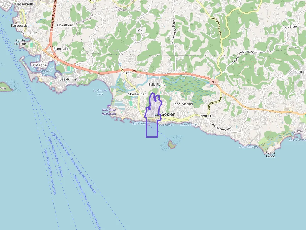 Appartement 57 m² deux pieces à vendre à Le Gosier