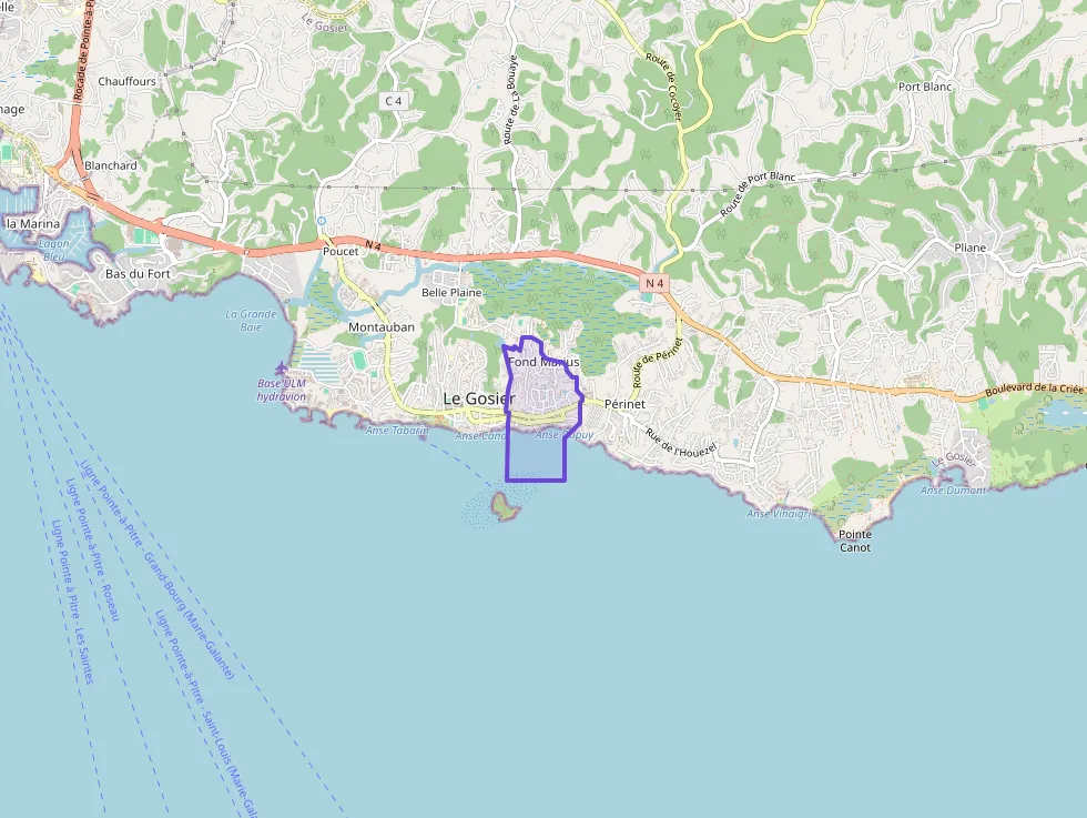 Appartement 54 m² deux pieces à vendre à Le Gosier