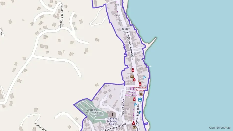 Appartement 74 m² trois pièces à vendre à La Trinité Appartement 74 m² trois pièces à vendre à La Trinité