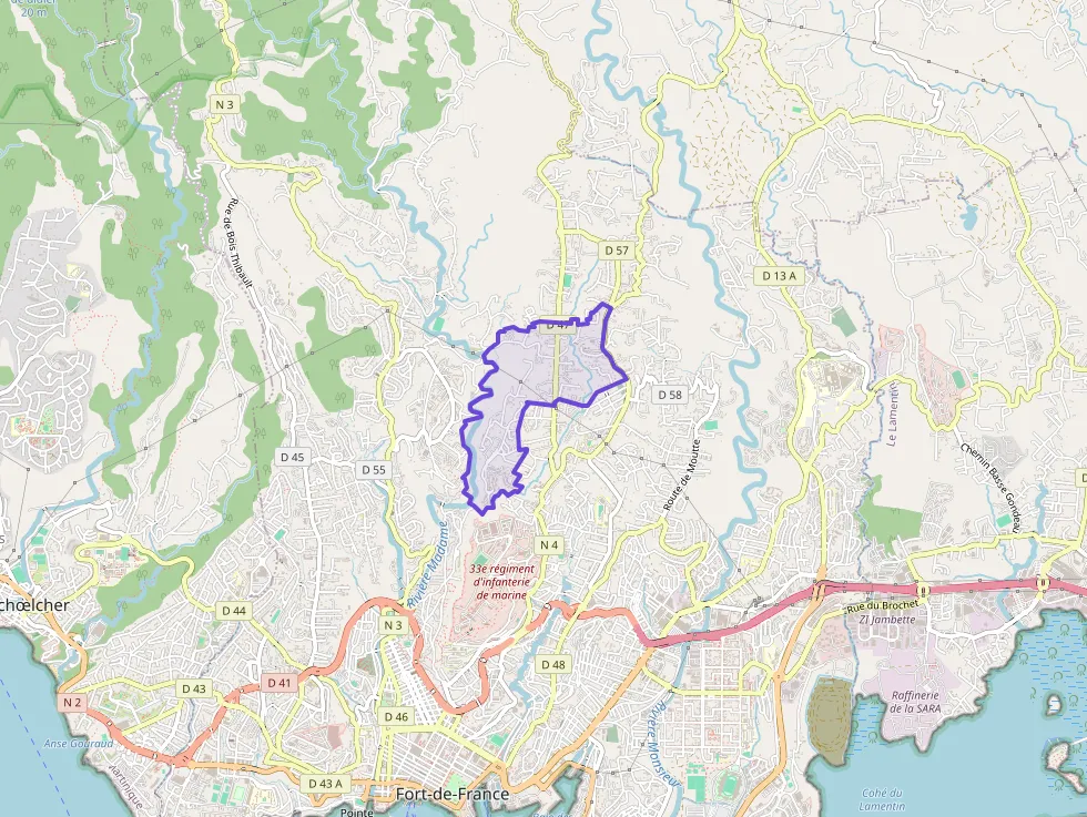 Appartement 39 m² deux pieces à vendre à Fort-de-France