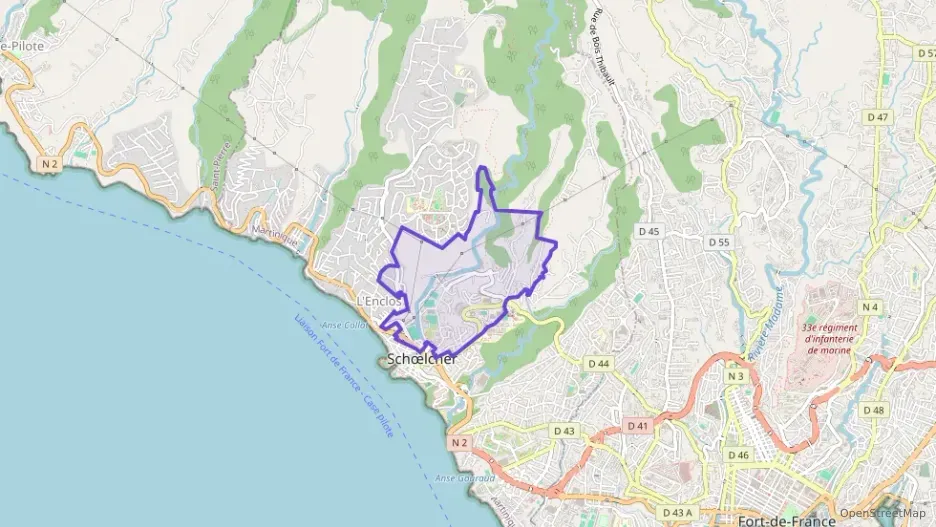 Appartement 115 m² quatre pièces à vendre à Schœlcher Appartement 115 m² quatre pièces à vendre à Schœlcher