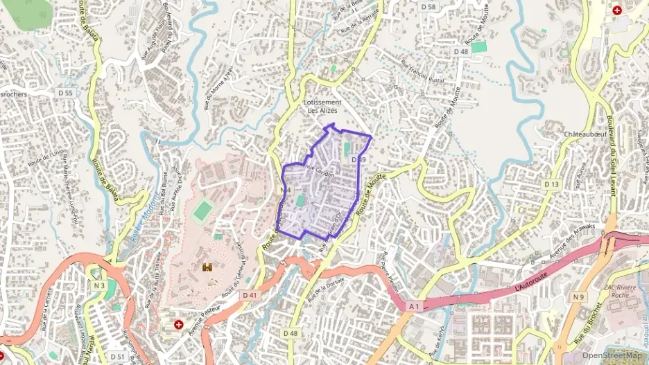 Appartement 62 m² trois pièces à vendre à Fort-de-France Appartement 62 m² trois pièces à vendre à Fort-de-France