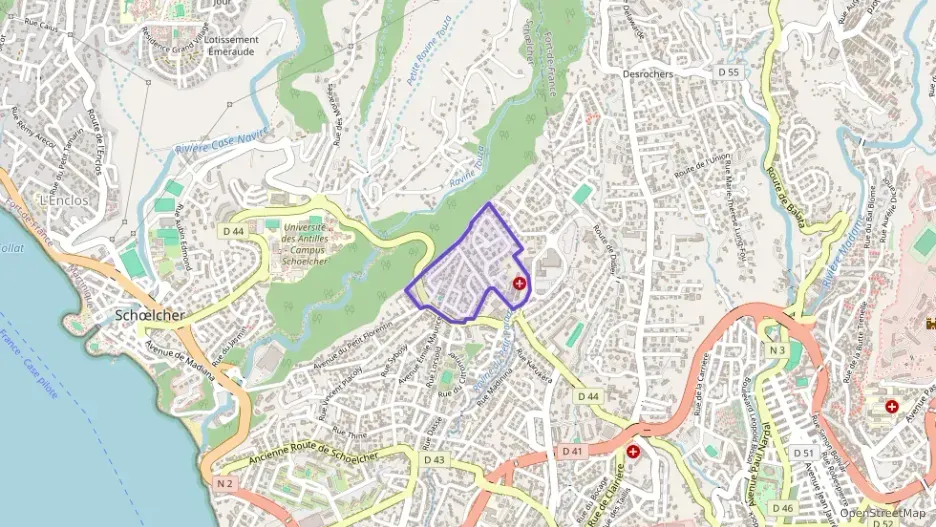 Appartement 50 m² deux pieces à vendre à Schœlcher Appartement 50 m² deux pieces à vendre à Schœlcher