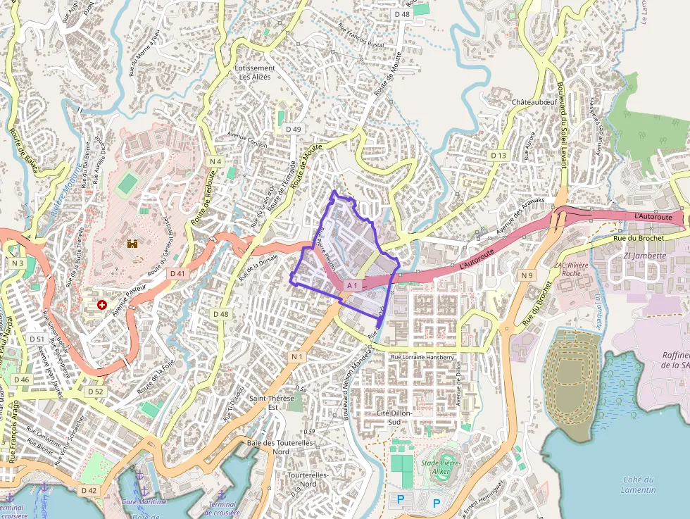 Appartement 65 m² trois pièces à vendre à Fort-de-France