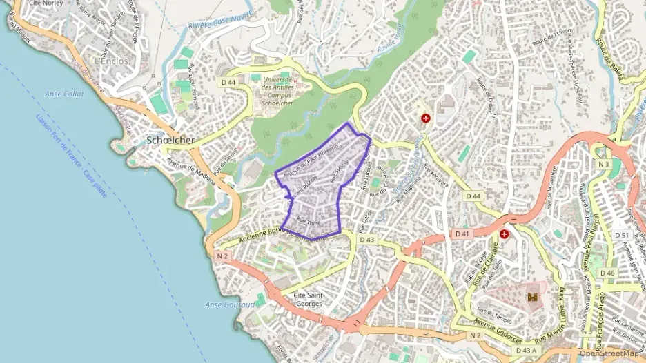 Appartement 42 m² deux pieces à vendre à Schœlcher Appartement 42 m² deux pieces à vendre à Schœlcher