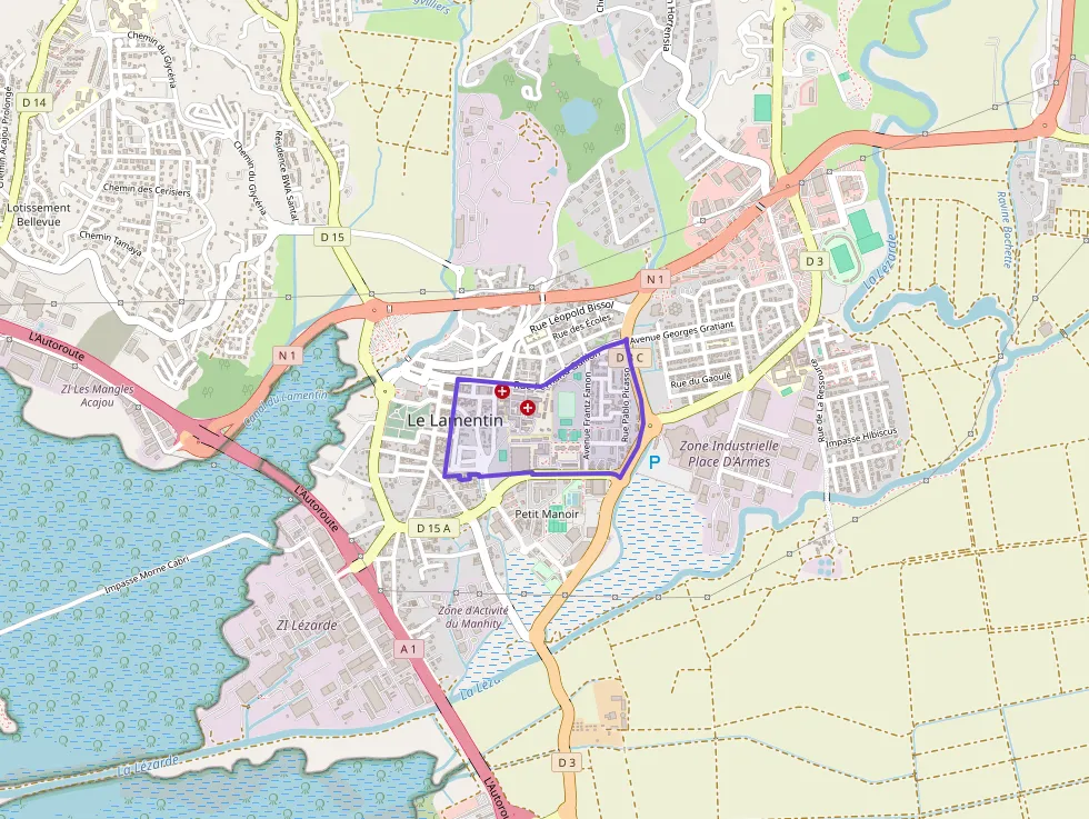 Appartement 55 m² trois pièces à vendre à Le Lamentin