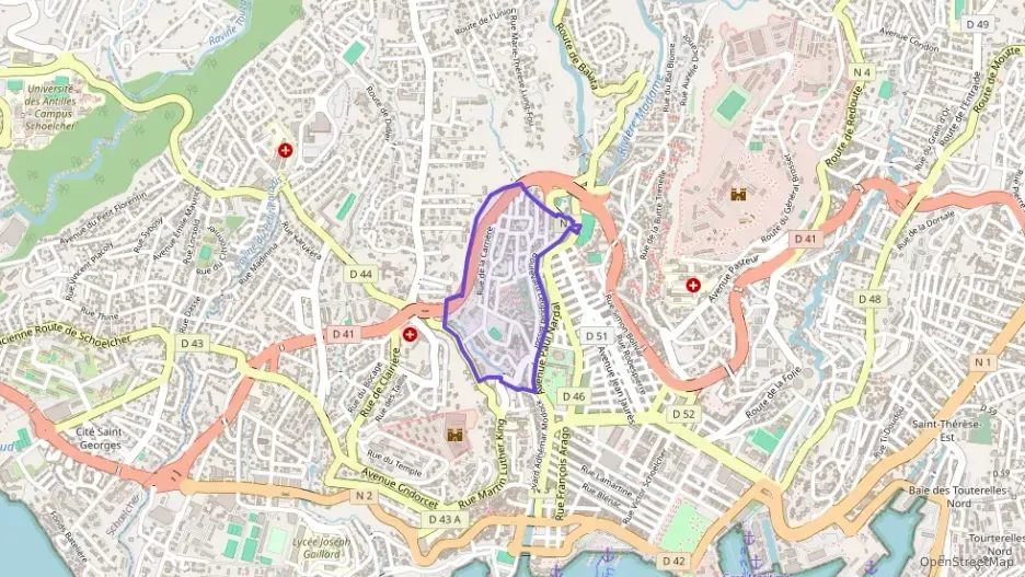 Appartement 64 m² trois pièces à vendre à Fort-de-France Appartement 64 m² trois pièces à vendre à Fort-de-France