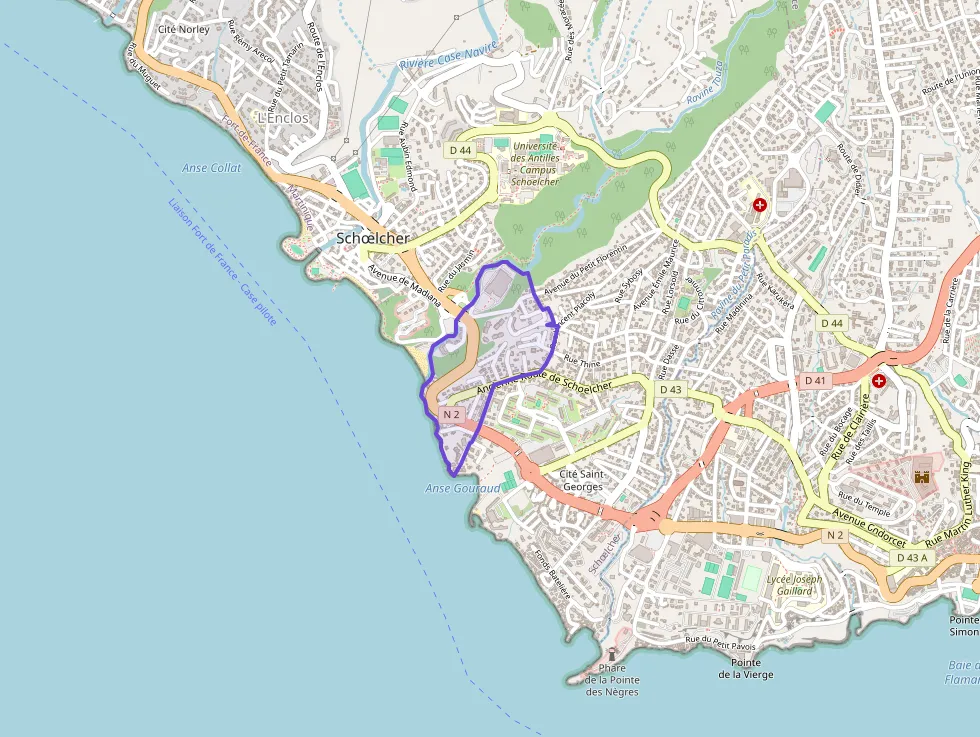 Appartement 104 m² quatre pièces à vendre à Schœlcher