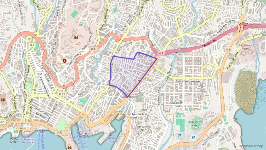 Appartement 56 m² quatre pièces à vendre à Fort-de-France Appartement 56 m² quatre pièces à vendre à Fort-de-France