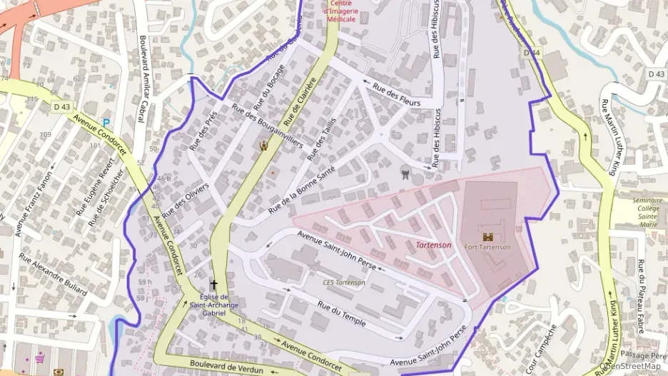 Appartement 150 m² cinq pièces à vendre à Fort-de-France Appartement 150 m² cinq pièces à vendre à Fort-de-France