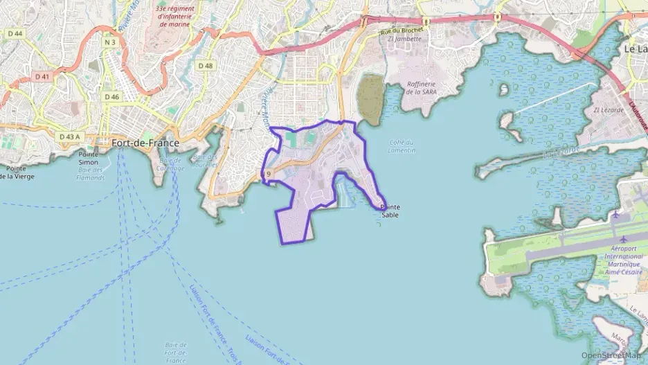 Appartement 58 m² trois pièces à vendre à Fort-de-France Appartement 58 m² trois pièces à vendre à Fort-de-France