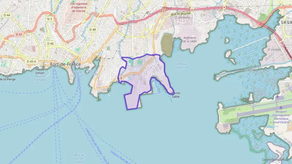 Appartement 42 m² deux pieces à vendre à Fort-de-France Appartement 42 m² deux pieces à vendre à Fort-de-France