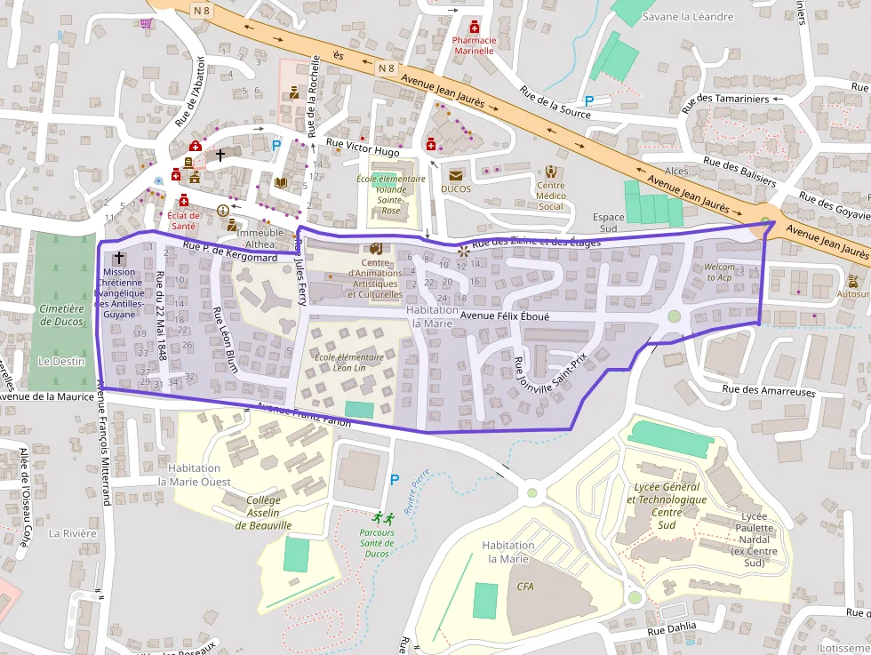 Appartement 67 m² quatre pièces à vendre à Ducos