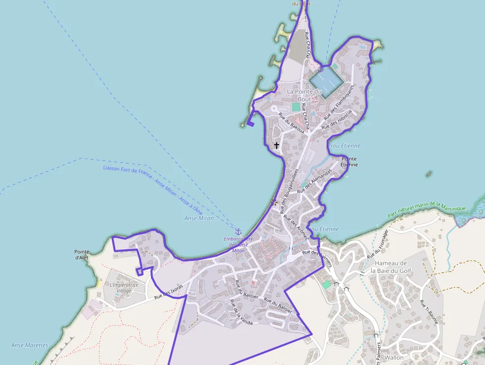 Appartement 58 m² trois pièces à vendre à Les Trois-Îlets