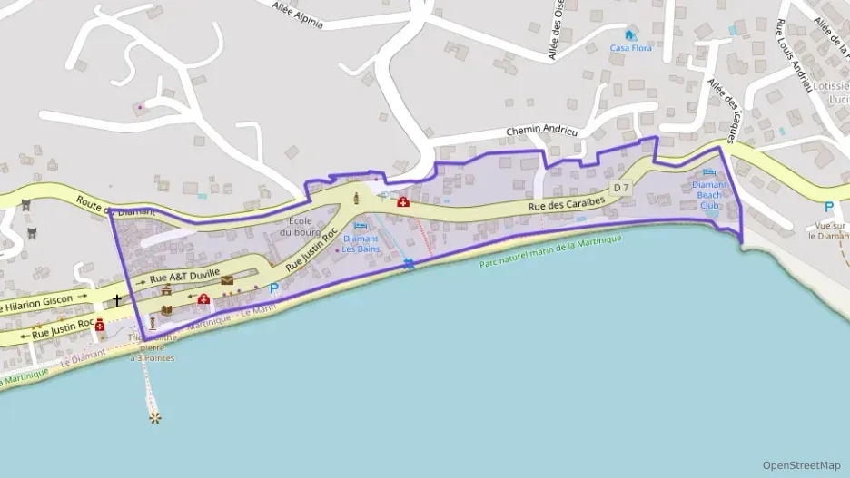 Appartement 93 m² quatre pièces à vendre à Le Diamant Appartement 93 m² quatre pièces à vendre à Le Diamant