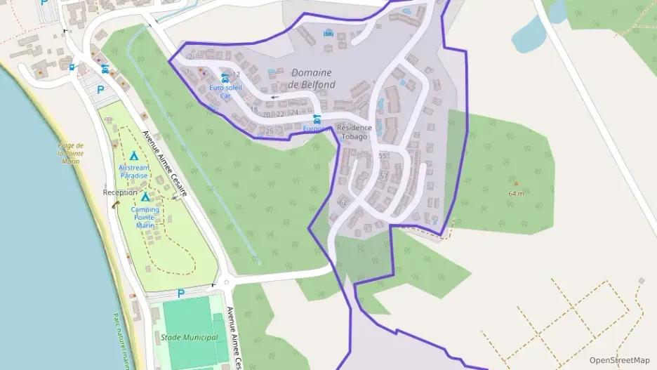 Appartement 30 m² deux pieces à vendre à Sainte-Anne Appartement 30 m² deux pieces à vendre à Sainte-Anne