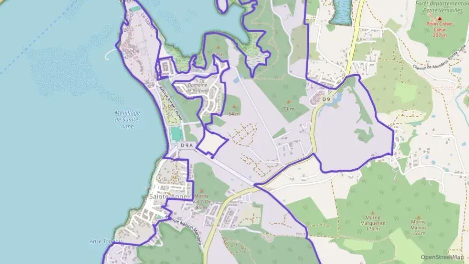 Appartement 67 m² trois pièces à vendre à Sainte-Anne Appartement 67 m² trois pièces à vendre à Sainte-Anne