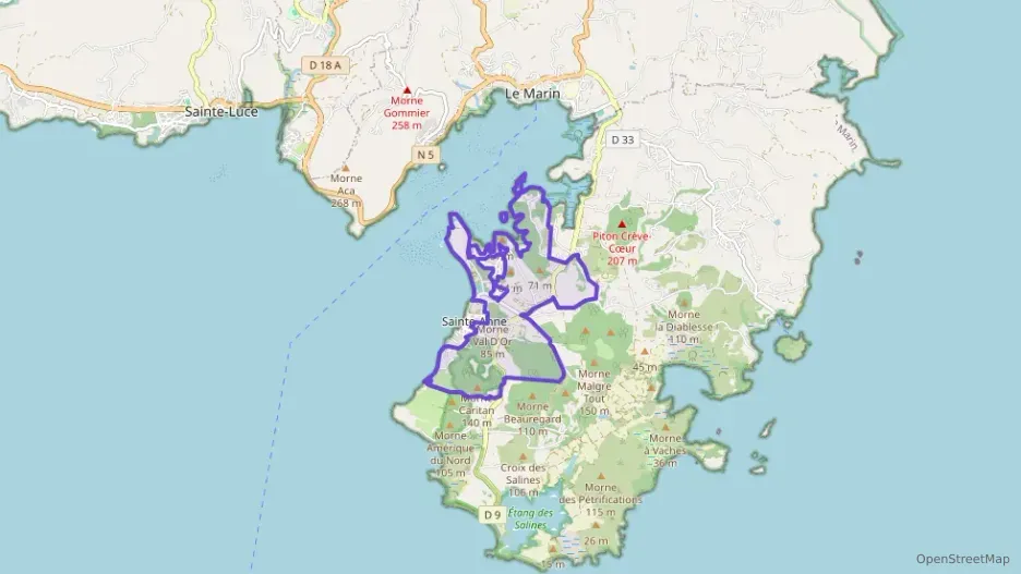 Appartement 26 m² une piece à vendre à Sainte-Anne Appartement 26 m² une piece à vendre à Sainte-Anne