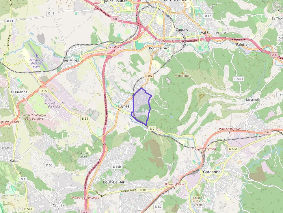 Appartement 65 m² trois pièces à vendre à Aix-en-Provence