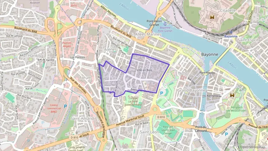 Appartement 69 m² quatre pièces à vendre à Bayonne