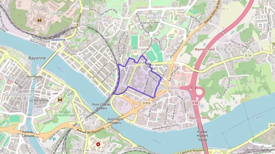Appartement 69 m² trois pièces à vendre à Bayonne