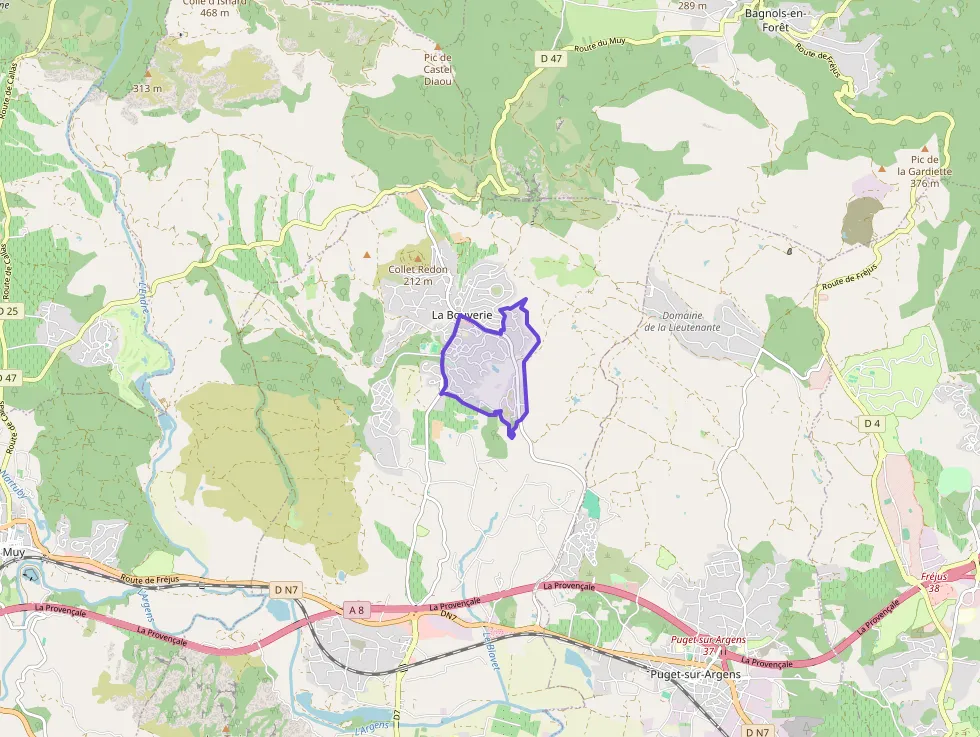 Appartement 47 m² deux pieces à vendre à Roquebrune-sur-Argens