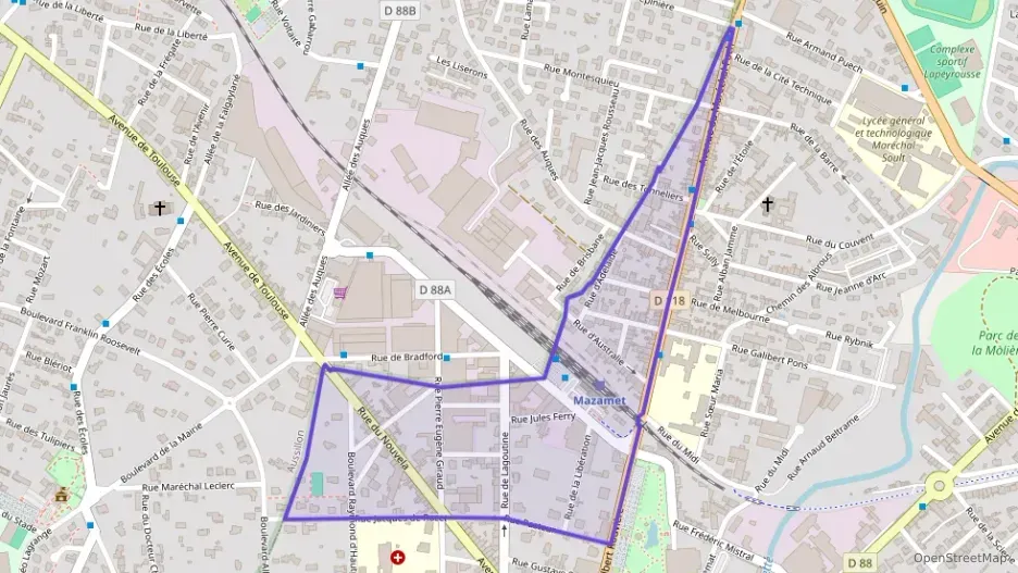 Appartement 90 m² quatre pièces à vendre à Mazamet