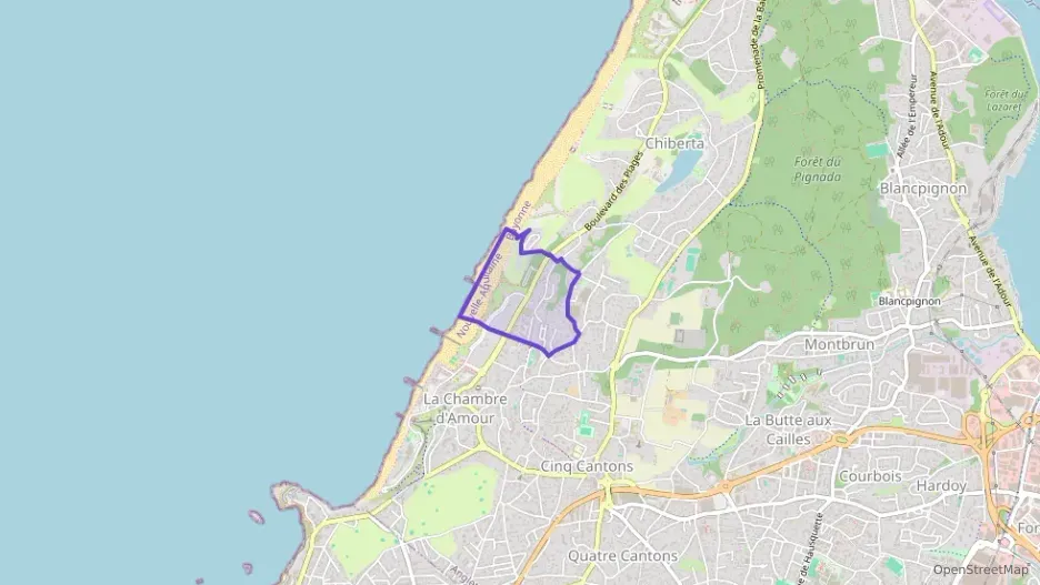 Appartement 53 m² deux pieces à vendre à Anglet