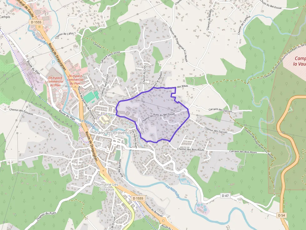 Appartement 50 m² trois pièces à vendre à Trans-en-Provence