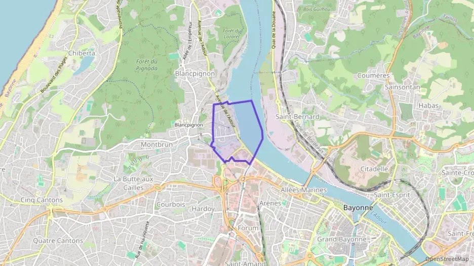 Appartement 60 m² trois pièces à vendre à Anglet